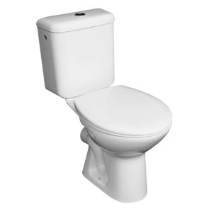 Jika Zeta Tualetes pods ar horizontālo izvadu, pievads no apakšas, 360x645mm, balts (bez vāka)