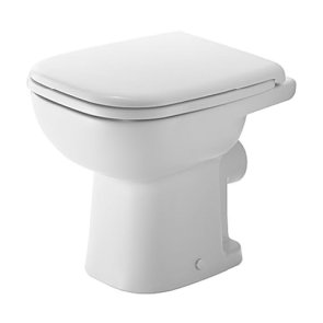 Duravit D-Code Poda apakša, horizontāls izvads, 355x650mm, balta (bez vāka)