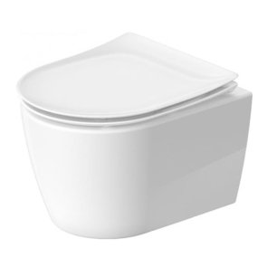 Duravit Soleil by Starck Rimless Pods ar QR/SC vāku, stiprināms pie sienas, 370x540mm, balts