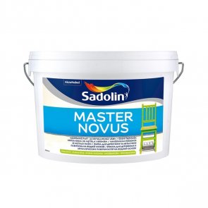 Sadolin Master Novus Pusmatēta krāsa uz ūdens bāzes, koka un metāla virsmām BW 2.5L