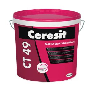 Ceresit CT 49 Nano Silicone Reno Silix XD Nanosilikona krāsa, BW, 15L