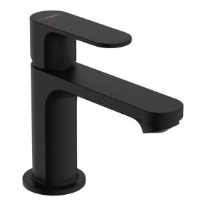 Hansgrohe Rebris S 110 Vannas istabas izlietnes maisītājs, ar pop-up, matēts melns