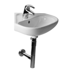 Jika Deep Maza stūra vannas istabas izlietne, 450x460mm, balta