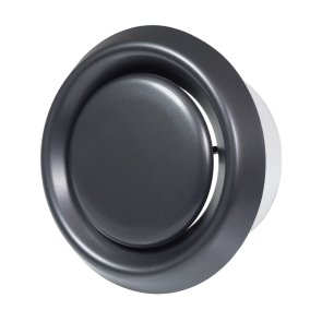 Europlast Universāls plastmasas difuzors VD, D100mm, antracīts