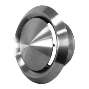 Europlast Metāla universālais difuzors DM Inox, D100mm, nerūsējošais tērauds