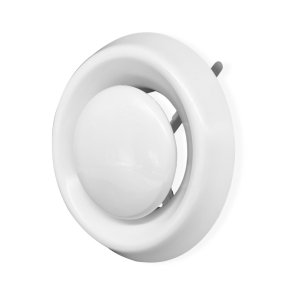 Europlast Plastmasas difuzors ar atsperēm VDA, D100mm, balts