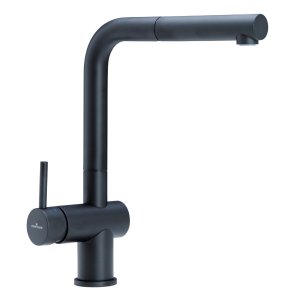 Reginox Cedar Virtuves izlietnes maisītājs ar izvelkamu dušu, matēts melns