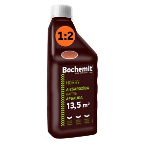 Bochemit Hobby Antiseptiķis koksnes un mūra aizsardzībai (koncentrāts 1:2), brūns 1kg