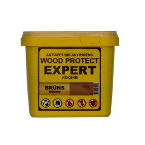 Erlits Wood Protect Expert Sausais antiseptiķis, granulas, brūns 0.5kg