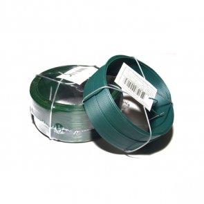 Vilmars Cinkota stieple ar PVC pārklājumu, zaļa, 0.9/1.7mm x 100m