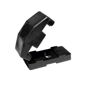 Vilmars 2D Paneļa stiprinājums, 30x60mm, melns