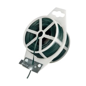 Vilmars Plakanā stieple ar PVC pārklājumu, 0.4/2.8mm x 50m, zaļa