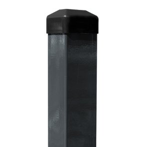 Vilmars Kvadrātveida žoga stabs, antracīta, 40x60/1.3mm, 2m