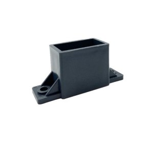 BPS Horizontālā profila PVC turētājs, 20x40mm, melns