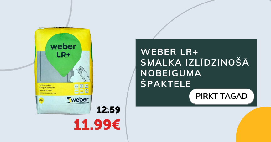 Weber LR nobeiguma špaktele 31,12,24