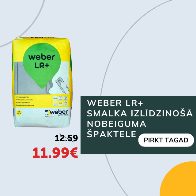 Weber LR nobeiguma špaktele 31,12,24